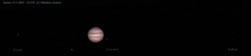 Aufnahme vom  15.1.2002 - endlich mal richtige Farbe - Monde und Strukturen gut sichtbar